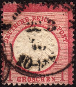 1872, Germany, 1Gr, Used, Sc 17