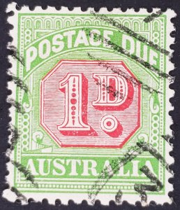 Australia, Scott # J40, F used, short perfs at left