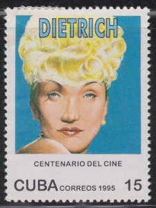 ​1995 Caribbean Stamps Sc 3690  Marlene Dietrich MH NEW