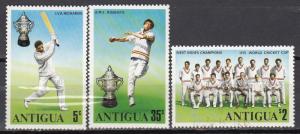 Anguilla - 1975 World Criket Cup Sc# 402/404 - MNH (460N)