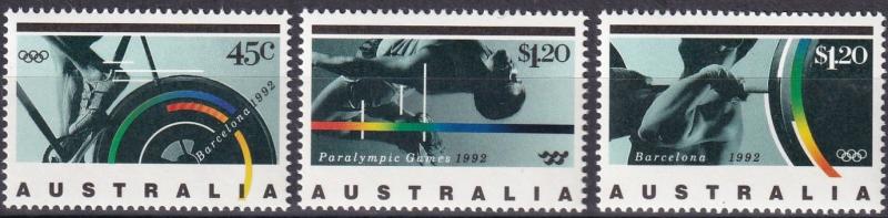 Australia #1268-70 MNH  CV $6.20  (A19783)