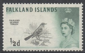 Falkland Is Scott 128 - SG193, 1960 Birds 1/2d MH*