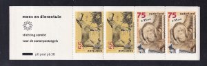 Netherlands  #B638a-B640a  MNH  1988 Cultural welfare booklet man and the zoo