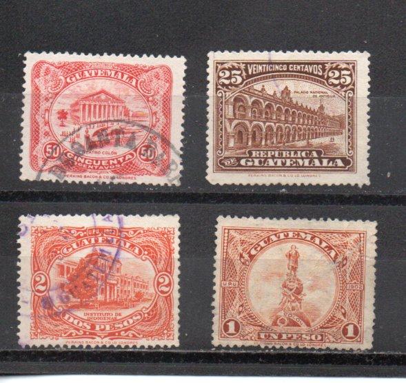 Guatemala 211-214 used