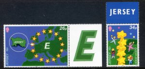 Jersey 2000 Europa Set SG934/935 Unmounted Mint 