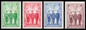 Australia Scott 184-187 (1940) Mint NH VF Complete Set, CV $46.25 C