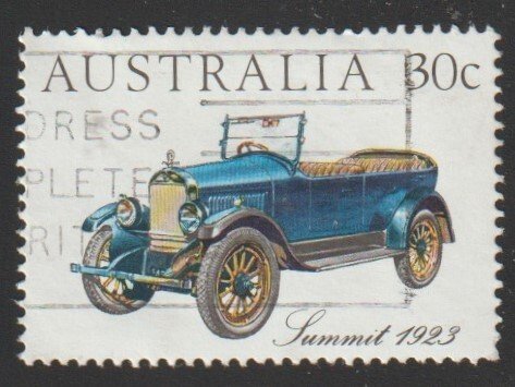 Australia SC# 892d - (30c) - Australian Made Vintage Cars, Summit- Used Single