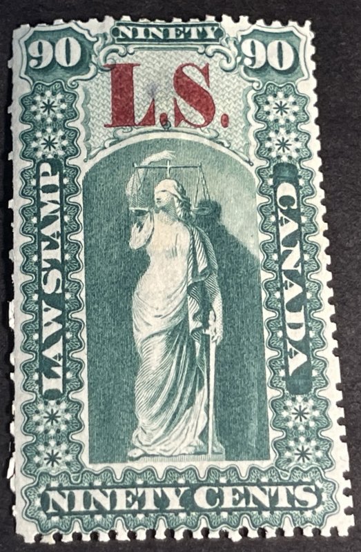 ONTARIO # OL31-0L45--MINT/HINGED**--COMPLETE SET--LAW STAMP--1864