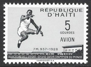1958 Haiti Sports Airmail 5g Gray #C118 VF-NH-