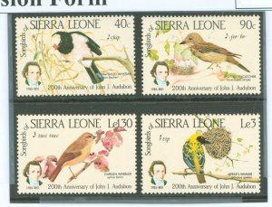 Sierra Leone #671-674