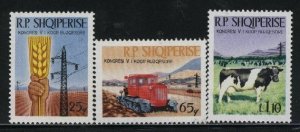 Albania MNH Sc 1124-26 Mi 1253-55 Val 4 Euro Electrific