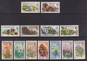 Falkland Islands 197-209 Flowers MNH VF