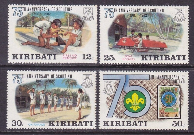Kiribati 410-13 MNH 1982 Scouting Year Full Set of 4 Very Fine