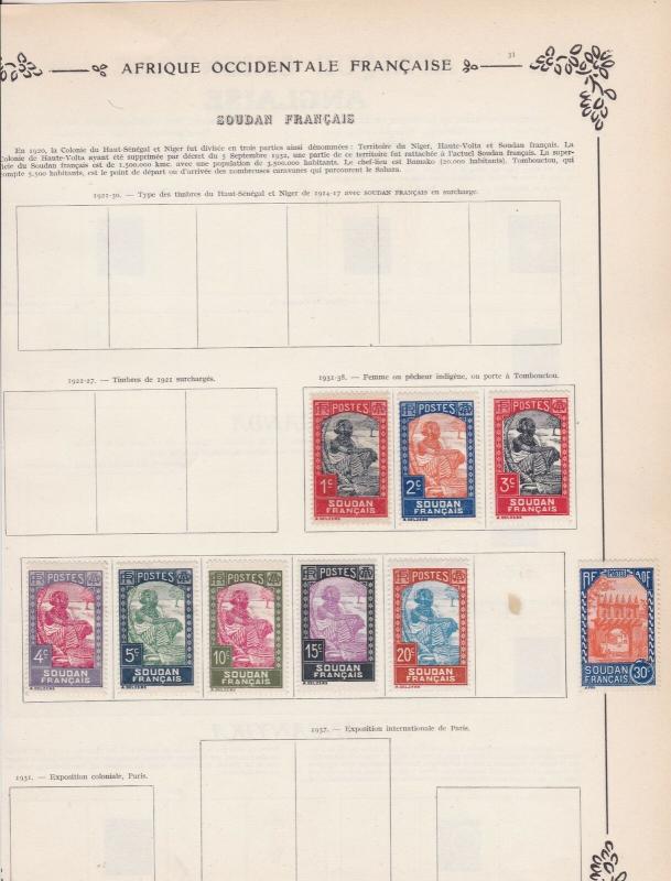 french colonies stamps ref 11112