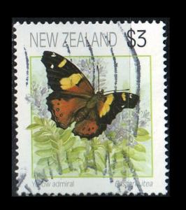 NEUSEELAND NEW ZEALAND [1991] MiNr 1210 ( O/used ) [01] Schmetterlinge