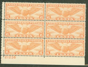 United States #C19 Mint (NH) Plate Block