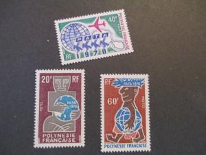 French Polynesia #258-60  Mint Never Hinged - WDWPhilatelic 