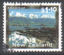 New Zealand 2000 Scenic $1.10 Kaikoura Coast Used 1637