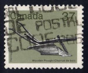 Canada #927 Wooden Plow, used (0.20)