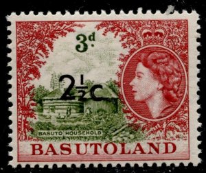 Basutoland Stamps #64 MINT OG NH XF SINGLE TYPE II QEII DEFINITIVE PO FRESH