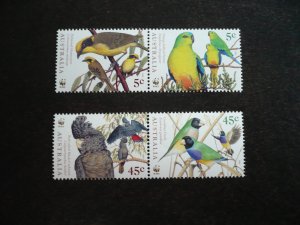 Stamps -Australia-Scott# 1676a,1678a-Mint Never Hinged Set of 4 Se-Tenant Stamps