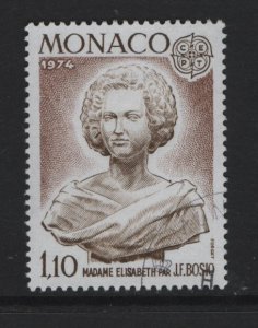 Monaco  #904  cancelled  1974  Europa  1.10fr