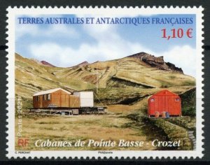 FSAT TAAF Landscapes Stamps 2021 MNH Pointe Basse Crozet Huts 1v Set