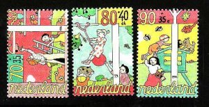 Netherlands-Sc#B683-5- id6-unused NH semi-postal set-Child Welfare stamps-1994-