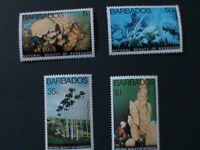 ​BARBADOS- SC#455-8  BEAUTY OF UNDERWATER PARK MNH-VF WE SHIP TO WORLDWIDE