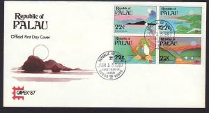 Palau 149a Landscapes 1987 U/A FDC 