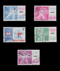 RUSSIA 1964. SCOTT # 2843 - 47. USED. ITEM 1