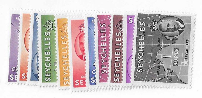 Seychelles Sc #157-167  short set of 11 NH VF