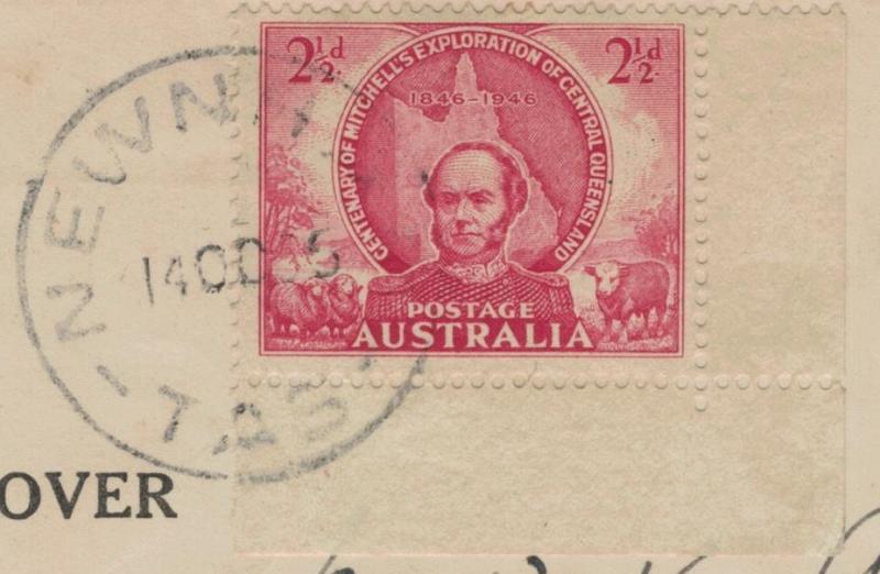 1946 Australia (14 Oct) Mitchell 2½ Bodin (First Illustration) FDC