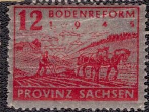 Germany DDR Russian Occupation Saxony 1945 -  13N16 MNH