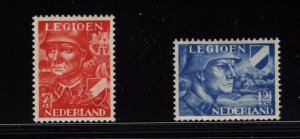 Netherlands Scott B144 - B145 - Singles. MNH. OG.   #02 NETHB144s2