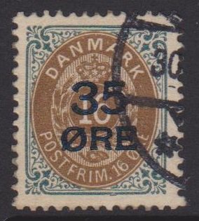 Denmark Sc#79 Used