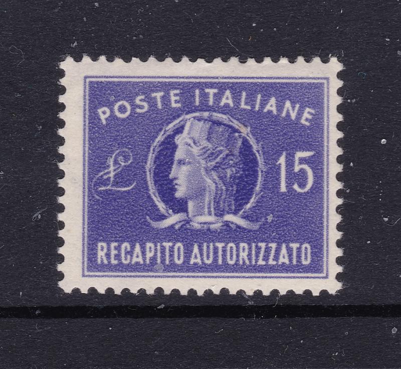 Italy a MNH 15L letter post from 1948