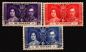 St. Vincent Scott 138 - 140 Unused NH