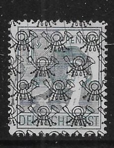 Germany 621 12pf Workers Overprint Used (z1)