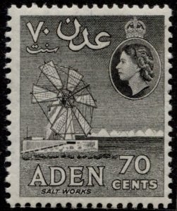 STAMP STATION PERTH Aden #54b QEII Definitive - MVLH CV$3.00