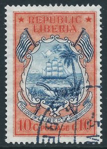 Liberia, Sc #185, 10c Used
