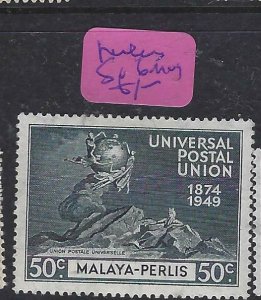 MALAYA PERLIS   (PP2807BB)  UPU  50C  SG 6  MOG