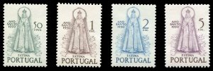 Portugal #717-720 Cat$112.40, 1950 Madonna, set of four, never hinged