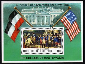 Upper Volta #C244 CTO S/S ~ US Bicentennial (NH)