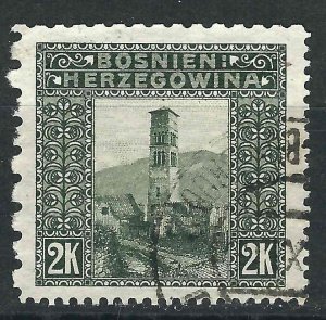 Bosnia & Herzegovina 44d Perf 12½, 9½, 6½ Used VF 1906 SCV $225.00