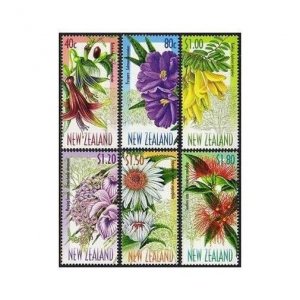 New Zealand 1563-1568,MNH. Native Tree Flowers,1999.