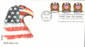 #2602 Eagle and Shield PNC Edken FDC