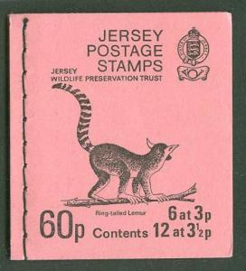 Great Britain-Jersey # 39b,40b Wildlife Trust Booklet (1) Mint NH