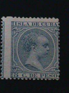 ​CUBA-1890 SC#146-ERROR?? KING ALFONSO XIII-MH -VF-134 YEARS OLD