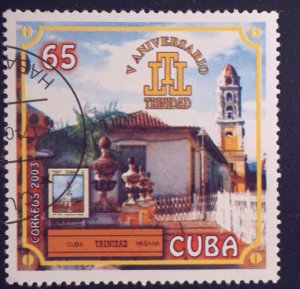 CUBA Sc# 4296 EUROPEAN IMMIGRATION TO HAVANA 65c TRINIDAD  2003  used / cto